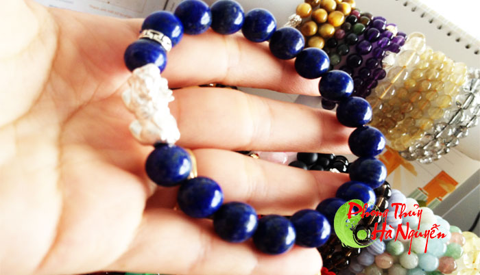 vòng tay đá phong thủy laspit lazuli